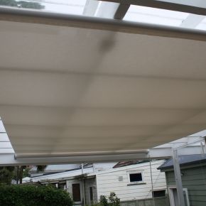 Under Roof Retractable Awning