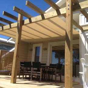Under Roof Retractable Awning