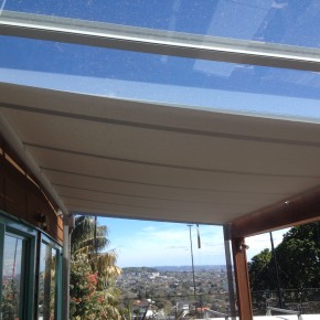 Under Roof Retractable Awning